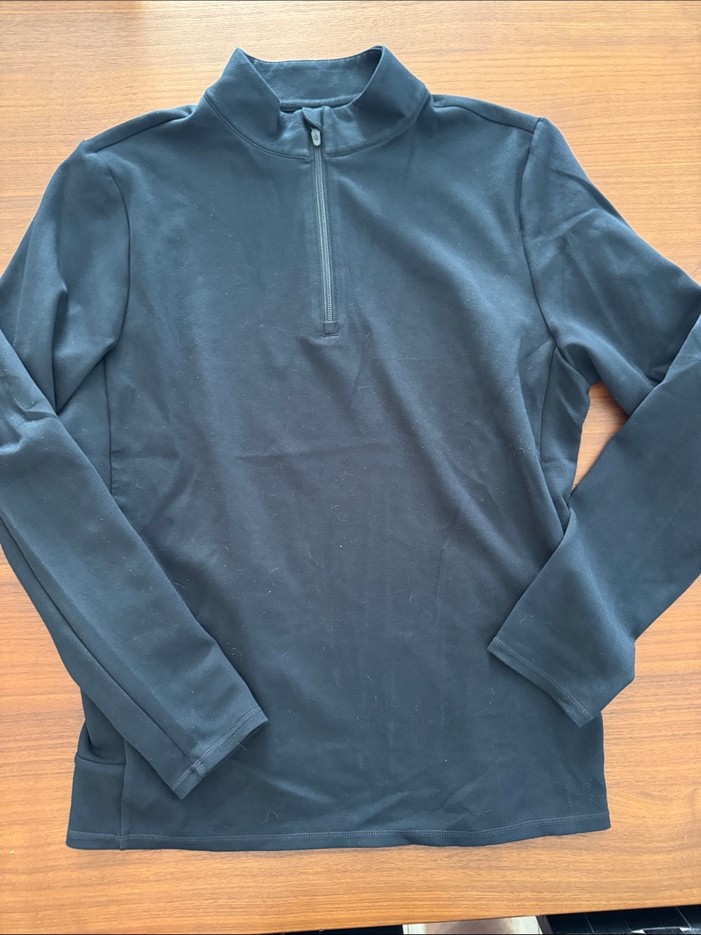 Barry’s Bootcamp Men's Quarter-Zip Pullover Sweater - Black